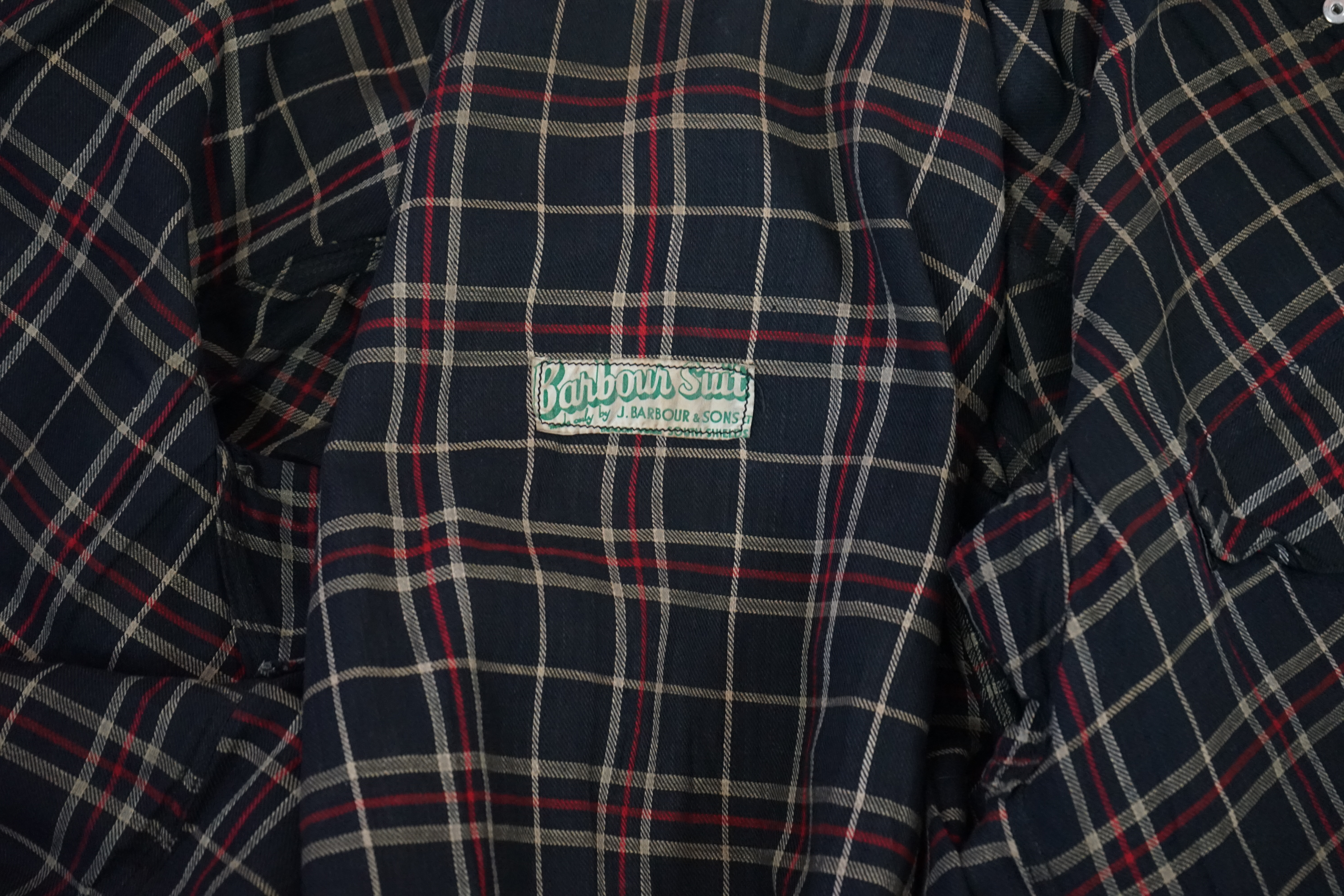 A vintage Barbour waxed motorcycle jacket